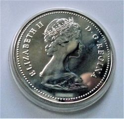 ΚΑΝΑΔΑΣ / CANADA 1 Dollar 1980 UNC * SILVER PROOF *-thumb-1