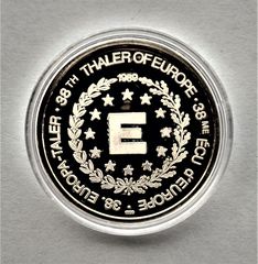 Thaler of Europe 38 - 1989 *** SILVER PROOF *** VERY RARE