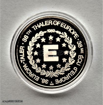 Thaler of Europe 38 - 1989 *** SILVER PROOF *** VERY RARE