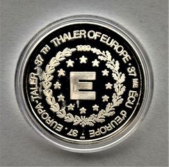 Thaler of Europe 37 - 1989 *** SILVER PROOF *** VERY RARE