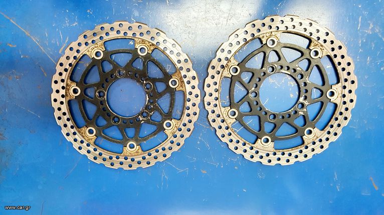 ΔΙΣΚΟΠΛΑΚΕΣ ΕΜΠΡΟΣ (ΖΕΥΓΑΡΙ) KAWASAKI VERSYS 650 / ER-6F / ER-6N / Z 750-1000 / KLV 1000 / V-STROM 1000 (ΜΕΤΡΙΑ ΚΑΤΑΣΤΑΣΗ)