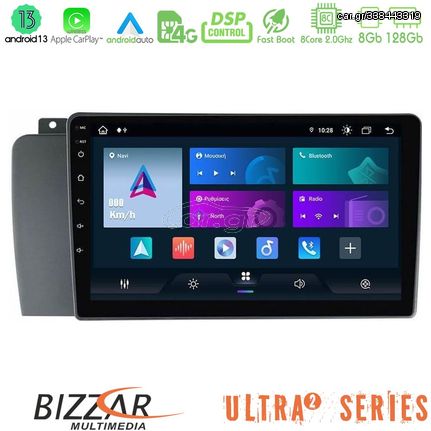 MEGASOUND - Bizzar ULTRA Series Volvo S60 2004-2009 8core Android13 8+128GB Navigation Multimedia Tablet 9"