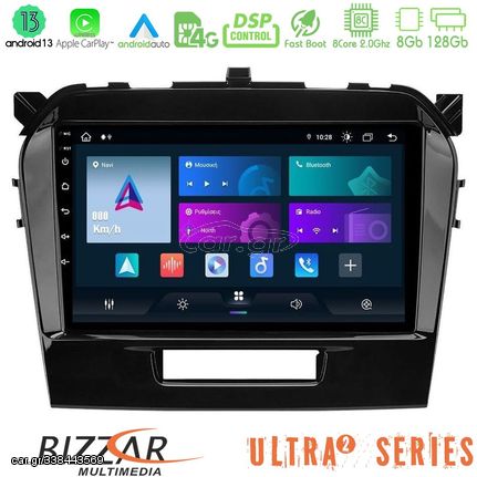 MEGASOUND - Bizzar Ultra Series Suzuki Vitara 2015-2021 8core Android13 8+128GB Navigation Multimedia Tablet 9"