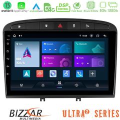 MEGASOUND - Bizzar Ultra Series Peugeot 308/RCZ 8core Android13 8+128GB Navigation Multimedia Tablet 9"