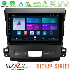 MEGASOUND - Bizzar Ultra Series Mitsubishi Outlander/Citroen C-Crosser/Peugeot 4007 8core Android13 8+128GB Navigation Multimedia Tablet 9"