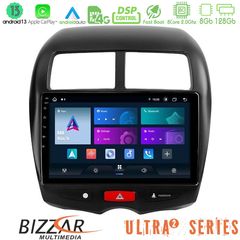 MEGASOUND - Bizzar Ultra Series Mitsubishi ASX 8core Android13 8+128GB Navigation Multimedia Tablet 10"