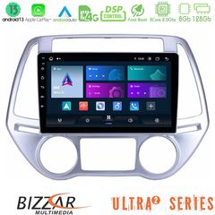 MEGASOUND - Bizzar Ultra Series Hyundai i20 2012-2014 8core Android13 8+128GB Navigation Multimedia Tablet 9"