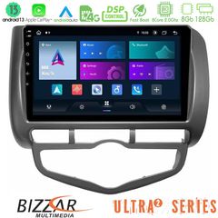 MEGASOUND - Bizzar Ultra Series Honda Jazz 2002-2008 (Auto A/C) 8core Android13 8+128GB Navigation Multimedia Tablet 9"