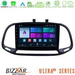 MEGASOUND - Bizzar Ultra Series Fiat Doblo 2015-2022 8core Android13 8+128GB Navigation Multimedia Tablet 9"