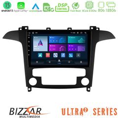MEGASOUND - Bizzar Ultra Series Ford S-Max 2006-2012 8core Android13 8+128GB Navigation Multimedia Tablet 9"