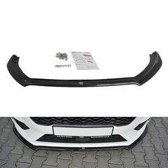 Μπροστινό Spoiler Για Ford Fiesta mk8 17+ ST & ST Line Έκδοση Glossy Black Maxton Design 1 Τεμάχιο