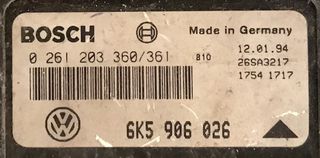 ΕΓΚΕΦΑΛΟΣ VOLKSWAGEN POLO 1997 / BOSCH 6K5906026-thumb-1