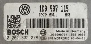 ΕΓΚΕΦΑΛΟΣ VOLKSWAGEN GOLF IV / BOSCH 1K0907115-thumb-1