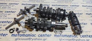 σασμαν κομπλε με μυλο φουρκετες  Yamaha rd350 31k rd35031k rd350lc rd 350 lc 31k gearbox gear box transmission shift drum forks