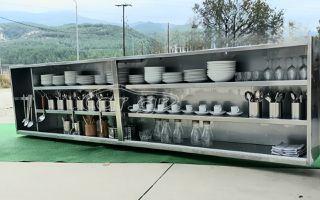 ΠΟΤΗΡΙΕΡΑ ΠΙΑΤΟΘΗΚΗ ΙΝΟΧ 2.90 ΜΕΤΡΑ