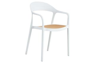 Καρέκλα "EMBER" από PP σε χρώμα μπεζ/λευκό 52.5x56.5x81