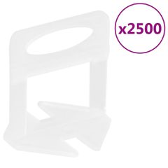Σύστημα Ευθυγράμμισης Πλακιδίων 2500 Κλιπ 2 χιλ. 155278