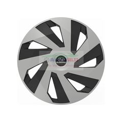 Τάσια Τροχών Αυτοκινήτου Versaco Vector Ασημί/Μαύρο- 14'' με σήμα Subaru Σετ 4τμχ.