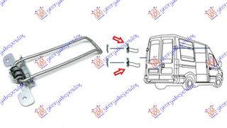 Στοπ Πορτας Πισω 5ης (ΔΙΠΛΗ ΠΟΡΤΑ) Iveco Daily 00-07 - 074306180