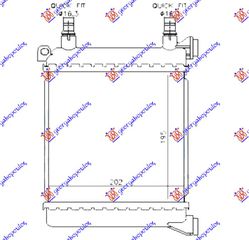 Ψυγειο Νερου Βοηθητικο 1.5-2.0 Βενζινη (202x195) Bmw Series 2 (F45/F46) ACTIVE/GRAN Tourer 14-17 - 157106365