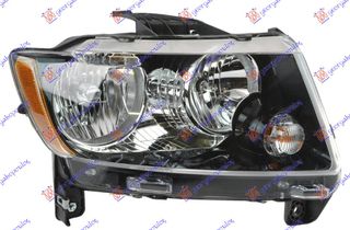 Φανος Εμπρος Μαυρος (DEPO) Δεξια Jeep Compass 11-16 - 176005133
