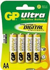 GP ULTRA ALKALINE BATTERY LR06 AA BLISTER 4