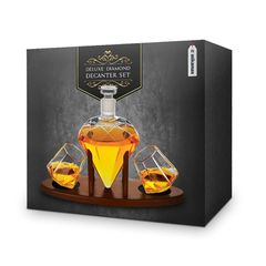 Mikamax - Deluxe Diamond Decanter Set-thumb-1