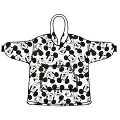 Disney Mickey oversize sweatshirt coat kids coral