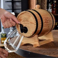 Wooden Barral Dispenser-thumb-4