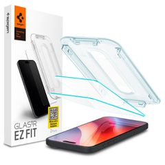 TEMPERED GLASS Spigen GLAS.TR "EZ FIT" 2-PACK IPHONE 15 CLEAR