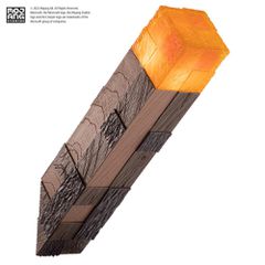 Minecraft Replica Illuminating Torch 25 cm-thumb-2