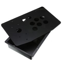 Acrylic Panel Case Replacement DIY Clear Black Arcade Joystick