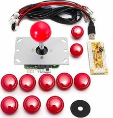 DIY Arcade Game Controller USB Joystick Kit-Red