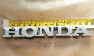 HONDA logo NIKEL Αυτοκόλλητο 15cm x 5mm