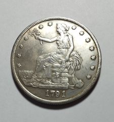 ΗΠΑ Trade Dollar 1791 Επάργυρο - Ακριβές αντίγραφο
