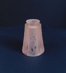 Γυαλί φωτιστικού γαλλικό - Muller, τεχνοτροπίας Art Deco, περίπου 120 ετών.