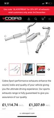 Corsa d OPC Cobra Sport Εξάτμιση INOX 76  (Turbo back system)-thumb-2