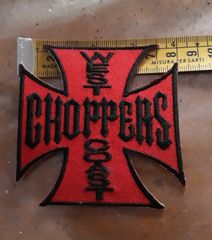 "WEST COAST CHOPPERS" logo Patch 8cm σιδερότυπο
