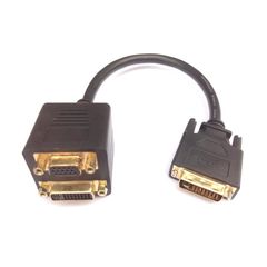 DVI Splitter M to VGADVI  F Aculine AD-041