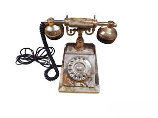 Vintage λειτουργικό Τηλέφωνο Όνυχας Πράσινο και Τετράγωνο Εποχής 1960 Α9096 ΤΙΜΗ 180 ΕΥΡΩ