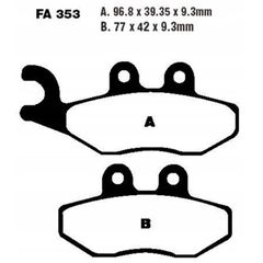 ΤΑΚΑΚΙΑ ΕΜΠΡΟΣ BEVERLY 125/250/300 RUNNER 4T 125/180/200 FA353 P204ASX | ADIGE