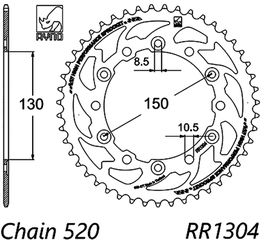 σετ αλυσιδογραναζα RYNO HN-679 HONDA FMX 650 RD12 05-08