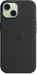 Apple Θήκη Σιλικόνης για iPhone 15 - Black