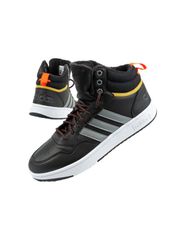 Adidas Hoops 3.0 Ανδρικά Μποτάκια Core Black / Iron Metallic / Pulse Olive HR1440