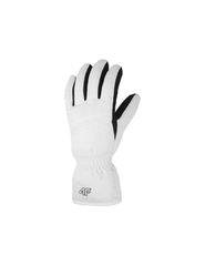 4F 4FWAW23AFGLF106-10S Γυναικεία Γάντια Σκι & Snowboard Λευκά