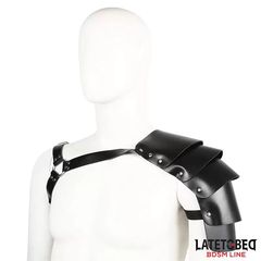 LATETOBED BDSM LINE CHEST HARNESS WITH SHOULDER PROTECTOR