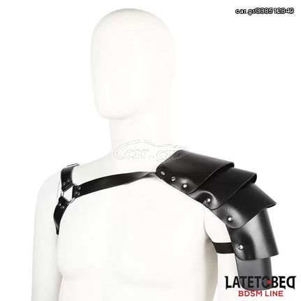 LATETOBED BDSM LINE CHEST HARNESS WITH SHOULDER PROTECTOR