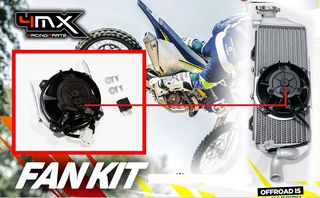 ΒΕΝΤΙΛΑΤΕΡ SPAL KTM HUSQVARNA GASGAS 2024 150/250/300/350/450 4MX-FANKIT-11 | 4MX