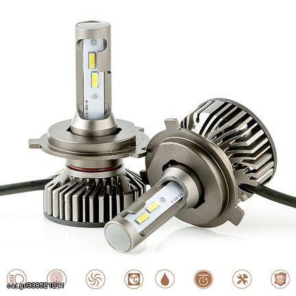 ΣΥΣΤΗΜΑ LED K6 H4 23W 1800-2100LM, 6000K - 14267