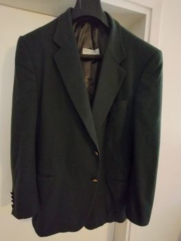 Σακάκι ανδρικό NINA RICCI, No 56, Μασχάλη από Μασχάλη 65 cm, Made in Italy, Πράσινο, Cashmere and Virgin Wool, Άριστη Ποιότητα & Κατάσταση, Φοριέται & με τζιν, τιμή Ευκαιρίας.
